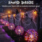 suddus Solar Halloween Lights Outdoor Solar Powered, Upgrade 2-Pack Orange & - Image 6