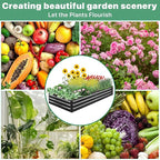 2 Pack 6×3×1ft Galvanized Metal Raised Garden Bed, Metal Planter Kit Box Outdoor - Image 5