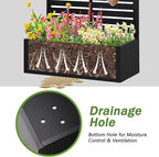 Metal Raised Garden Bed with Trellis, Planter Box - Image 7