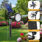 RGB Halloween Solar Lights Outdoor, 2 Modes Solar Spotlights Outdoor Waterproof - Image 3