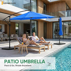 NEWBULIG 10FT Patio Umbrella, Offset Cantilever Outdoor Patio Table Umbrella - Image 10