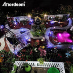 Anordsem Solar Lights Outdoor Waterproof: Garden Light Solar Powered - Image 6