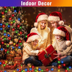 Nisocy 200 LED 4 Color Christmas String Lights, 8 Modes Plug in Christmas Tree - Image 5