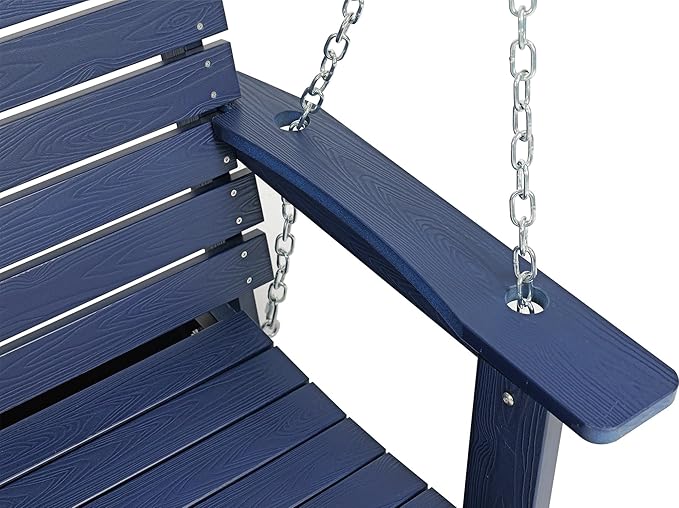 Poly Lumber 3-Seat Porch Swing, HIPS 5-Feet Bench Swing - Image 7