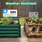 Quictent Galvanized Raised Garden Bed 8x4x1 Ft Metal Planter Box - Image 9