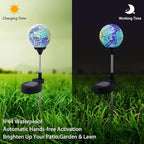 WNP Outdoor Mosaic Solar Light Stake Decor - Image 2