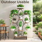Plant Stand Indoor with 4 Grow Lights - Image 7