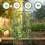 65" Tall Cucumber Trellis for Raised Bed, Garden Trellis for Climbing Plants - Image 6