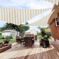 Patio Paradise 7' x 7' x 7' Sun Shade Sail Triangle Canopy Shade Cloth Fabric by Patio