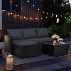 3-Piece Outdoor Patio Sectional Sofa Set - Image 7