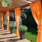 SpaceDresser Waterproof Outdoor Sheer Curtains - Image 4