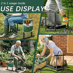 FLINTER Garden Kneelers Seat, Stable and Save Tip-Resistant Design 10.2" Wider - Image 4