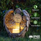 Solar Garden Angel Statue Light – Praying Guardian Angel Figurines - Image 6