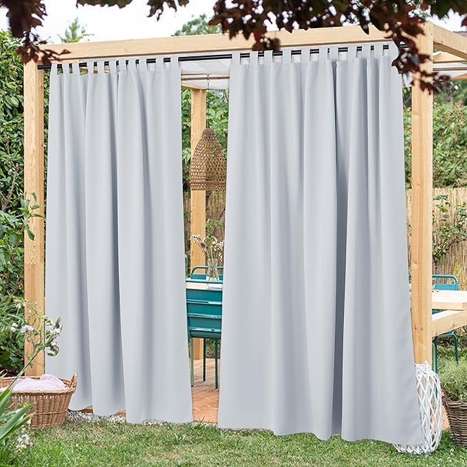 NICETOWN 2 Panels Outdoor Curtainss - Image 2