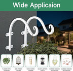 4 Pack 12Inch Plant Hanger, Sturdy Hanging Plant Bracket Hooks Outdoor - Image 7