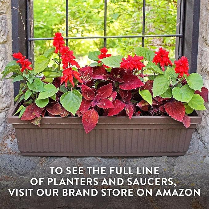 The HC Companies 17.5 Inch Venetian Rectangular Window Planter Box - Image 8