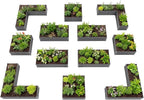 A ANLEOLIFE 12-Piece 18 Inch Tall Raised Garden Beds Kit, Square & Rectangular by AAnleolife