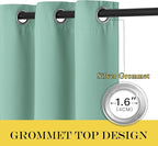 NICETOWN Sliding Door Window Treatment Blackout Patio Door Curtain Panels - Image 5
