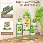 LASZOLA 6 Tiered Folding Plant Stand Indoor - Image 4