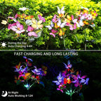 Solar Garden Lights Outdoor Waterproof Decorative Solar Lights Outdoor 8 Pack - Image 2