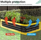 Vengarus 2 Pack 12x4x1FT Galvanized Raised Garden Bed Kit, Outdoor Metal - Image 6