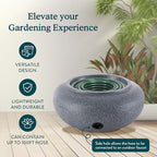 HC Companies Versatile 21 Inch Round Natural Decorative Plastic Outdoor Garden - Image 2