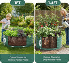 ZORMY Galvanized Raised Garden Bed Outdoor, Round Metal Planter Boxes 2 Pcs - Image 8