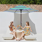 JEAREY 7.5FT Patio Umbrella Market Table Umbrella - Image 2