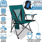 Kijaro XXL Dual Lock Portable Camping Chair - Image 4