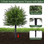 Artificial Topiary Bushes for Outdoors - Image 2