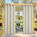 NICETOWN Outdoor Curtain for Patio Waterproof & Windproof, Thermal Insulated by NICETOWN