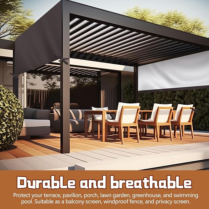Universal Pergola Replacement Canopy Outdoor Canopy Shade Cover Waterproof - Image 7