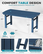 Ciokea HDPE Outdoor Dining Table - Image 2