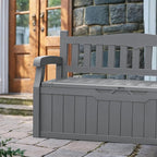 Devoko 80 Gallon Storage Bench Deck Box Lockable - Image 4