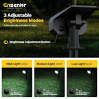 Ensenior Solar Spotlights Outdoor, 56 LEDs Brightness Adjustable 6500K LED - Image 3
