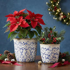 Vintage Ceramic Planter Without Drainage Hole, 6.5 Inch - Image 9