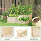 Giantex Raised Garden Bed, Wood Planter Box - Image 7