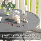 VICLLAX 47.2" Outdoor Round Patio Table - Image 5