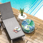 LVTXIII Outdoor/Indoor Round Inflatable Ottoman, All Weather Patio Footstool - Image 9