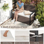 Tangkula 40 Gallon Outdoor Bench - Image 7