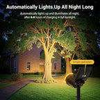 Solar Lights Outdoor Spot Light: 4 Pack 120°&180° Adjustable Bigger LED Solar - Image 4