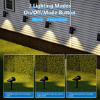 Solar Spot Lights Outdoor，Solar Lights Outdoor Waterproof IP68，Dark Sensing - Image 2
