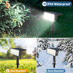 T-SUN Solar Spot Lights Outdoor 4 Pack, 49 LED 2 Lighting Modes, IP65 - Image 4