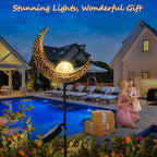 Homeimpro Moon Solar Lights Outdoor Garden Decor Gifts - Image 6