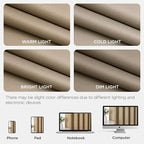 Joydeco Blackout Patio Sliding Door Curtains 72 Inches Long, Grommet Privacy - Image 8