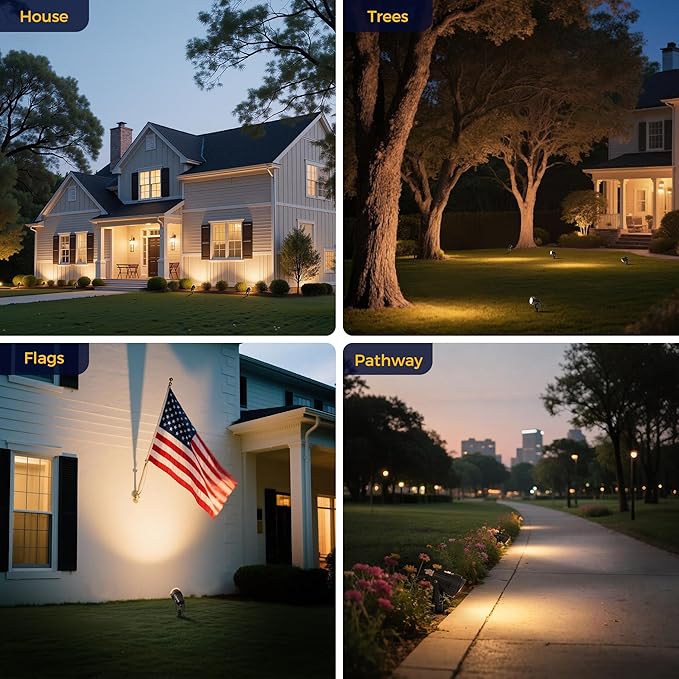 L LOHAS LED 5W Dusk to Dawn Outdoor Lighting, Auto On/Off 3000K Landscape - Image 7