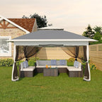 Canopy Tent 13x13 ft, Pop Up Gazebo One-Push Setup by GarveeLife