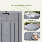 Patiowell 48-Gallon Resin Package Delivery Box - Image 6