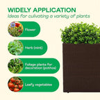 IDZO All Weather Wicker Planter Raised Garden Bed, 24 in Tall Round Rattan - Image 4