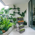 GENMOUS 4 Tier Raised Garden Bed Tall 45'' Vertical Elevated Garden Planter - Image 6